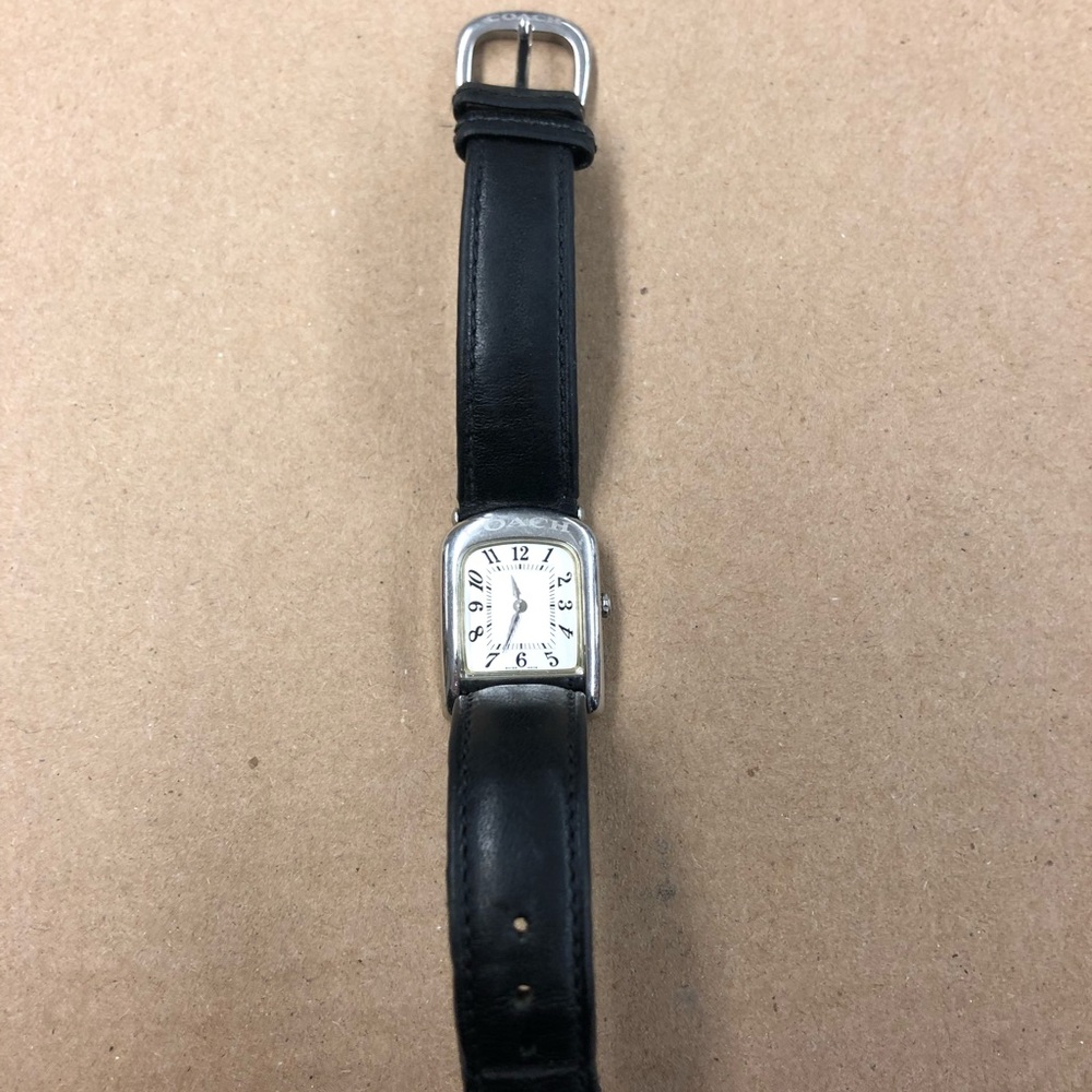 Coach silver watch